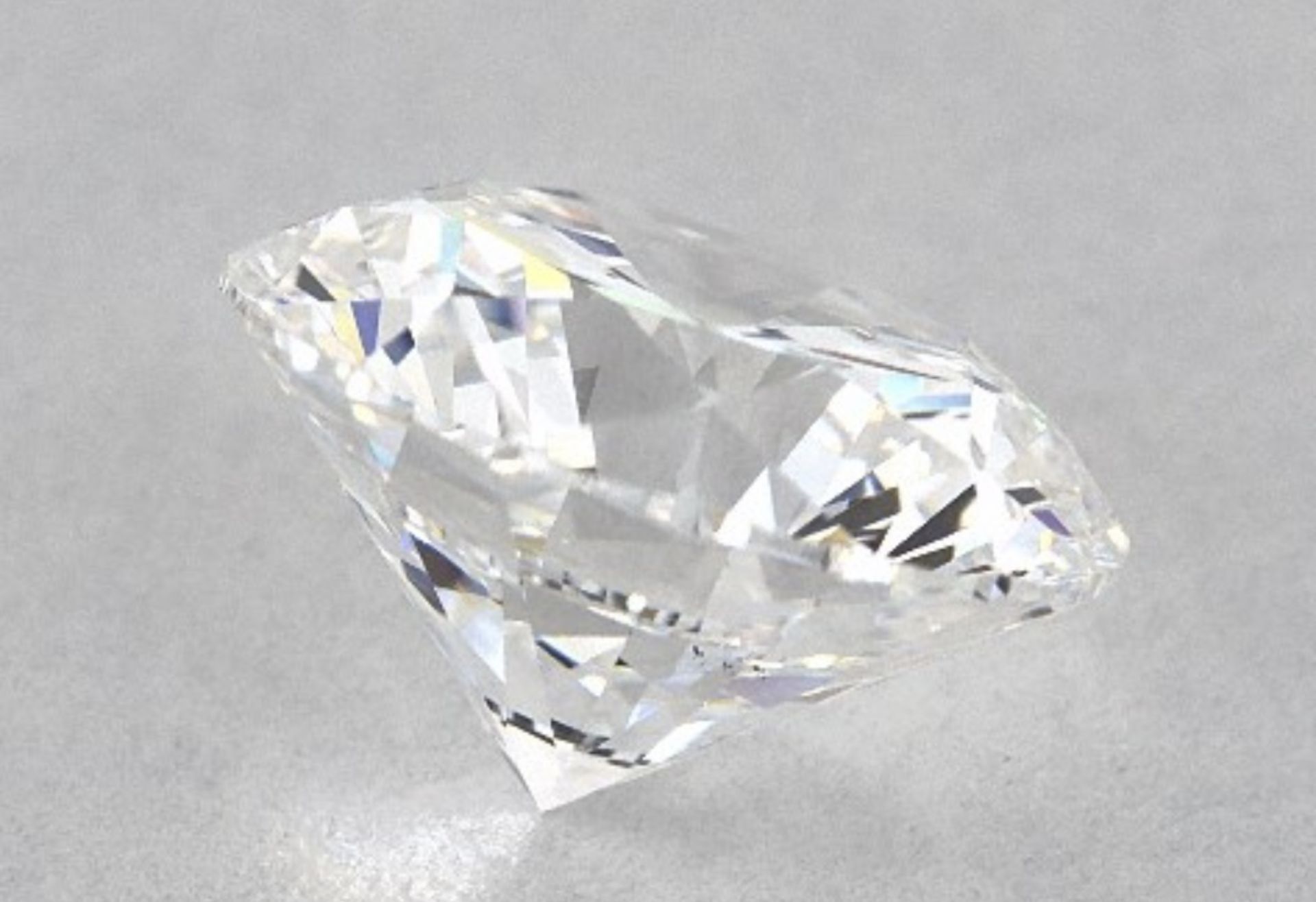One Certified Brilliant Cut Diamond 2.03 CT ( Natural ) D Colour VS2 - No Vat - Image 6 of 15