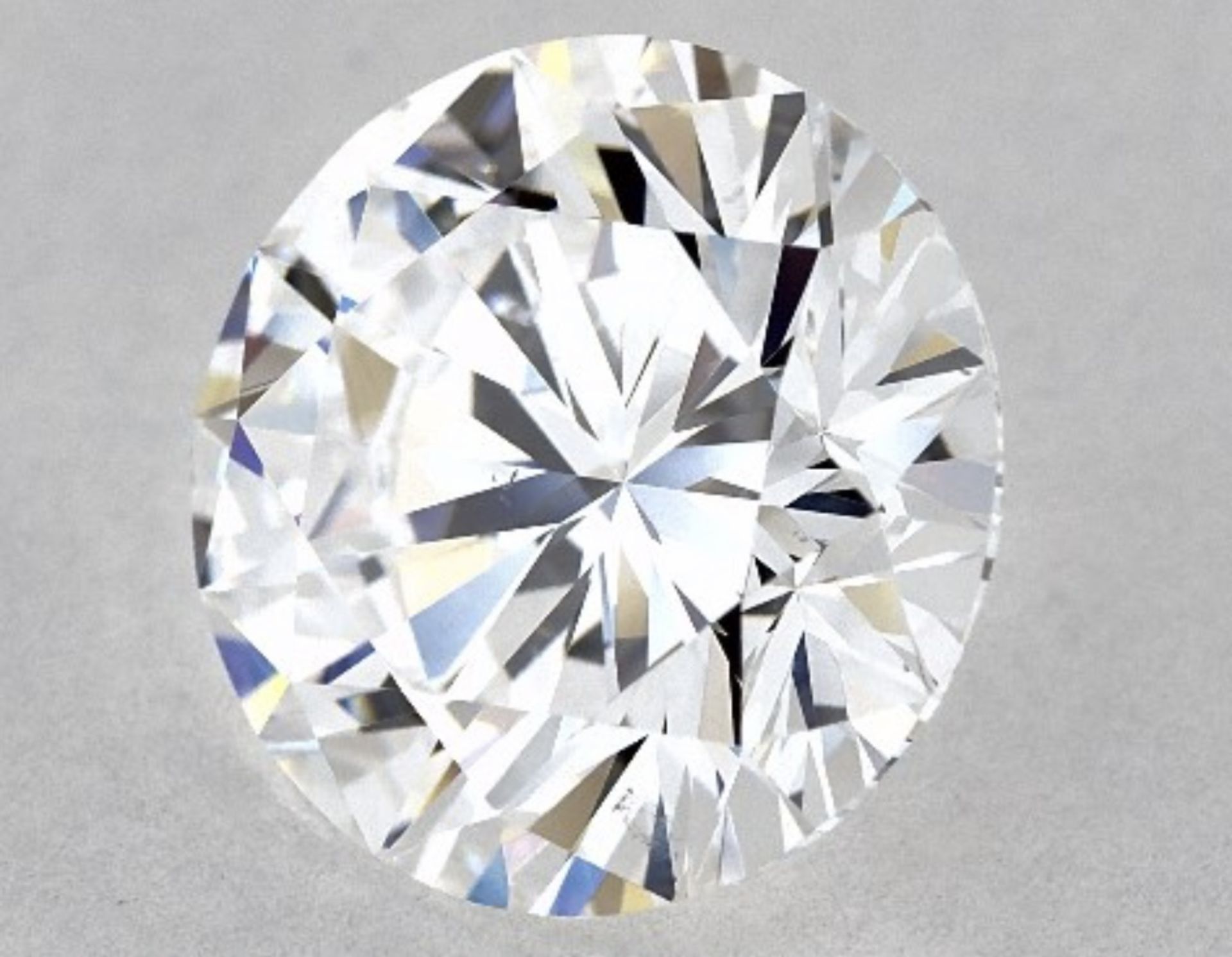 One Certified Brilliant Cut Diamond 2.03 CT ( Natural ) D Colour VS2 - No Vat - Image 12 of 15