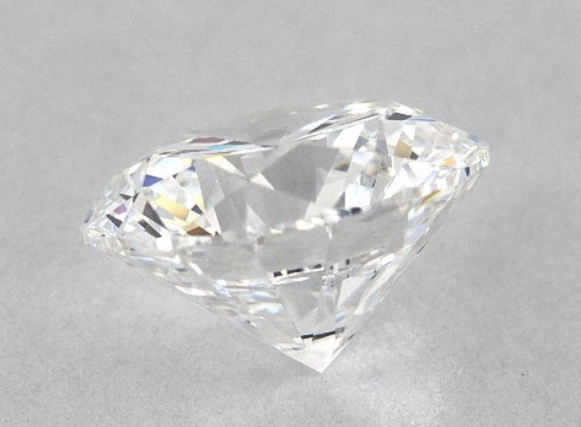 One Certified Brilliant Cut Diamond 2.03 CT ( Natural ) D Colour VS2 - No Vat - Image 4 of 15