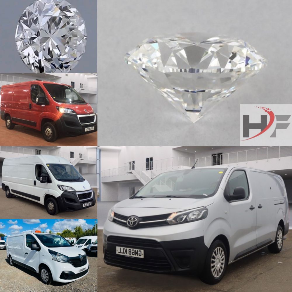 ** Selection Of Vehicle And Diamond Lot’s - D VS1 F VS1 Round Brilliant- Peugeot Boxer 2.2 BlueHDI L3 H2 2020 28,824 - A Must Not Miss Event **