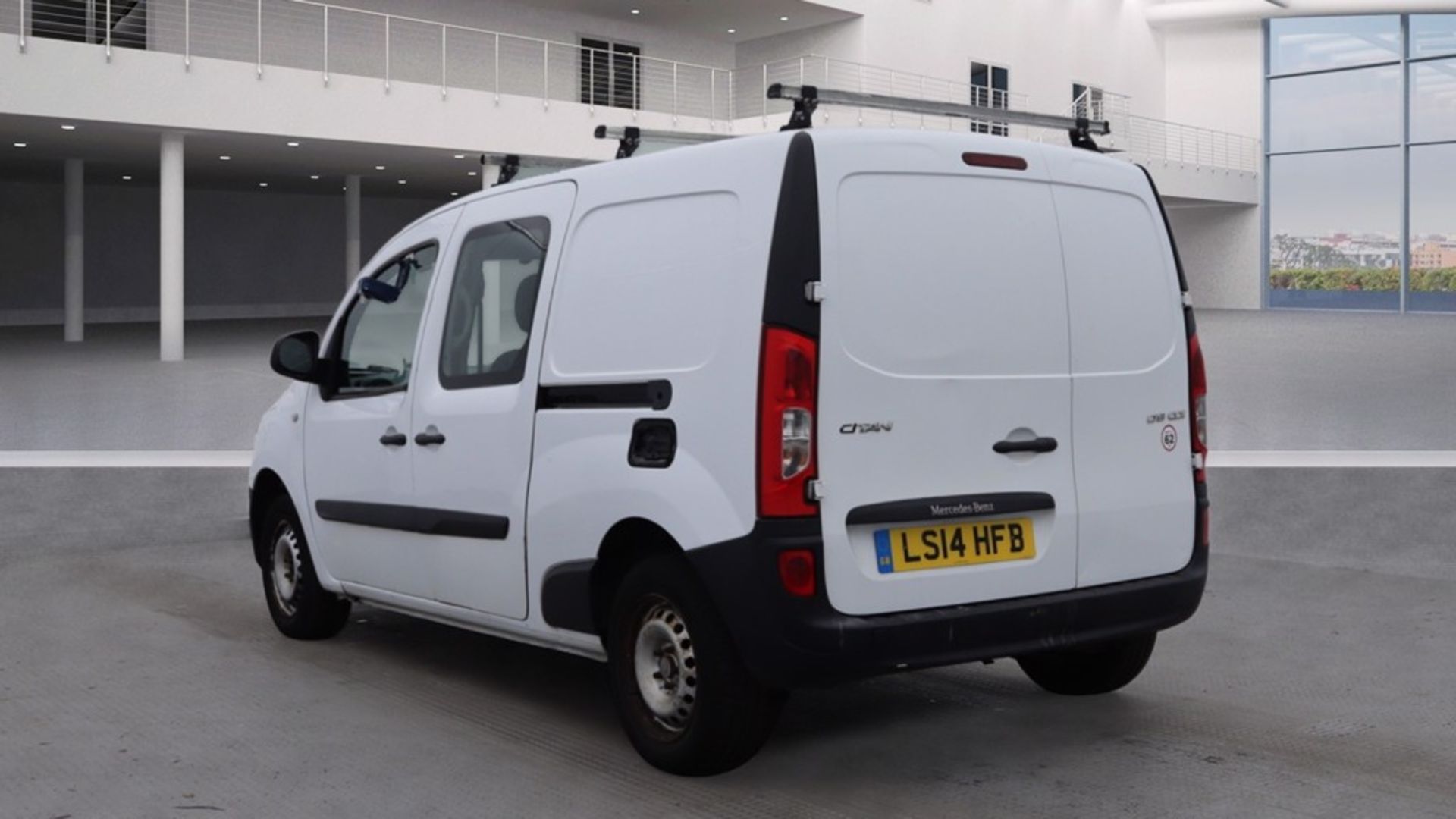 Mercedes Benz Citan 109 cdi Dualiner Crew Cab Blue efficiency XLWB 2014 '14 Reg' - No Vat - Image 3 of 9