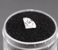 Single - Round Brilliant Cut Natural Diamond 2.01 Carat Colour D Clarity VS1 - DGI Certificate