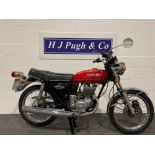 Suzuki GT185 motorcycle. 1977. 185cc. This bike was running when it went into storage, will need