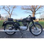 Gilera 175 Sport Military motorcycle. 1974. 172cc. Officer spec motorcycle. Identification no.