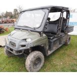 2011 Polaris Ranger diesel double cab with tip back. Starts, runs and drives. Key