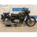 Moto Guzzi N/Falcone motorcycle. 1972. 500cc. Frame no. NF72EGDGM63570M. Engine no. A11600. Reg. MBD