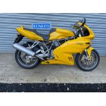 Ducati 900ss motorcycle. Date of first registration 22/6/2004. This motorcycle has been in Long term