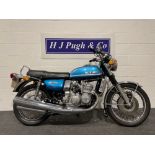 Suzuki GT750 motorcycle. 1974. 739cc. This bike was running when it went into storage, will need