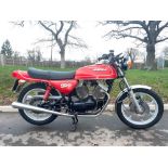 Moto Morini motorcycle. 1983. 500cc. Frame no. W03044. c/w Italian docs, V55 and MOT certificate. No