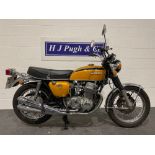 Honda CB750 motorcycle. 1974. 750cc. Frame no. CB77 502309235. 1 Previous owner. This bike was