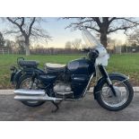 Moto Guzzi N/Falcone motorcycle. 1973. 500cc. Police specification, first registered 1984. c/w an