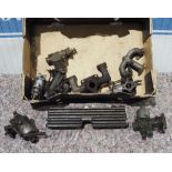 Box of assorted carburettors