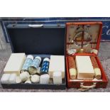 2- Sirran picnic sets, one with original parts list