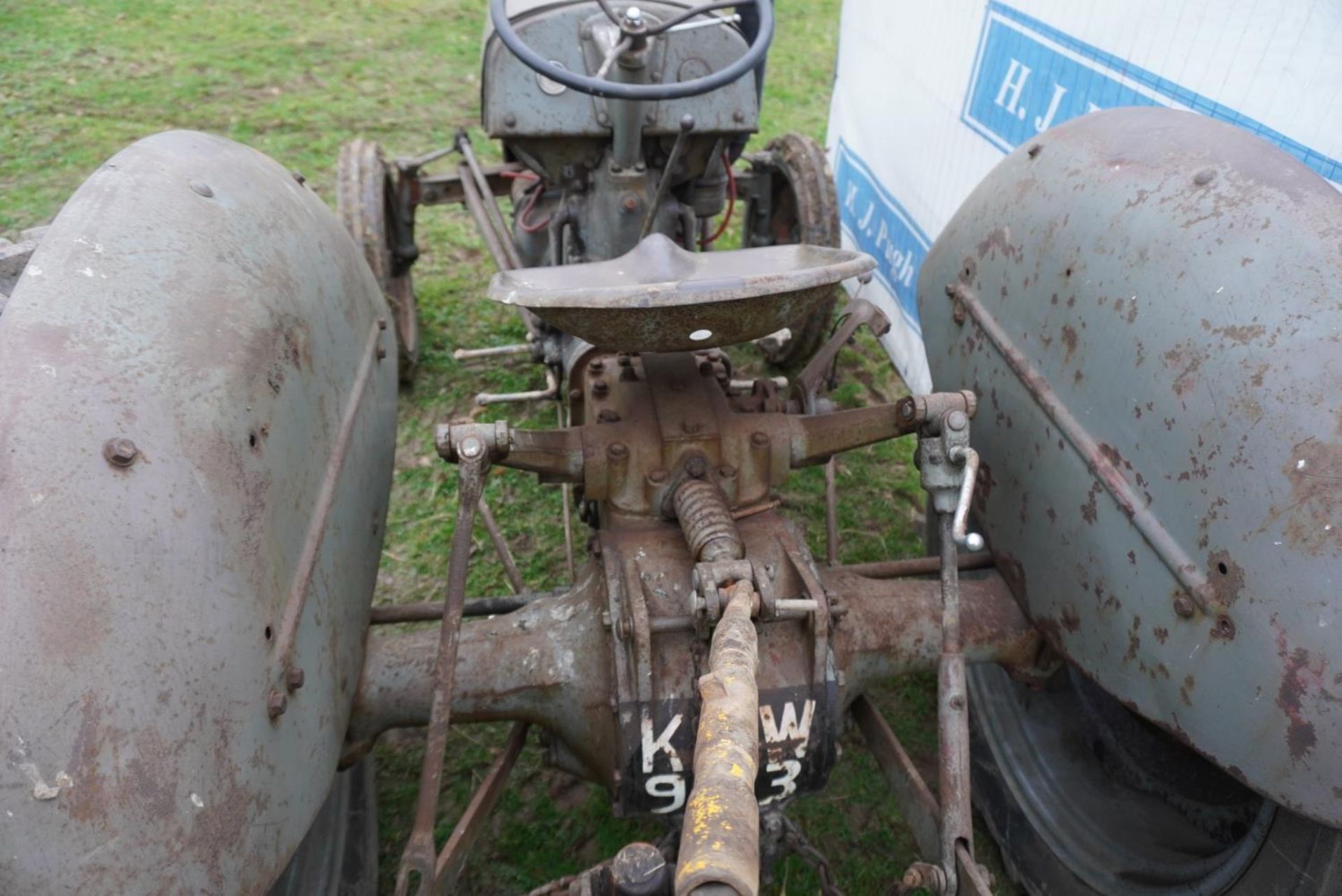 Ferguson TEA tractor. Petrol. sn. 111926. Reg. KPW 983 c/w operators manual - Image 5 of 6