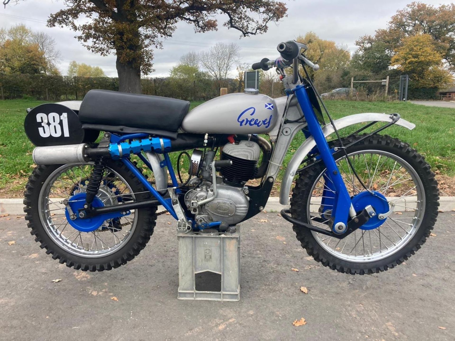 Greeves Hawkstone scrambler. 1950s. Owned by Jim Allen. Out of a private collection and has been