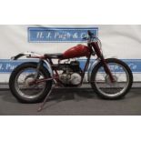 James Commando trials motorcycle. 197cc. 1956. Engine turns over. Reg. RSY 345. V5