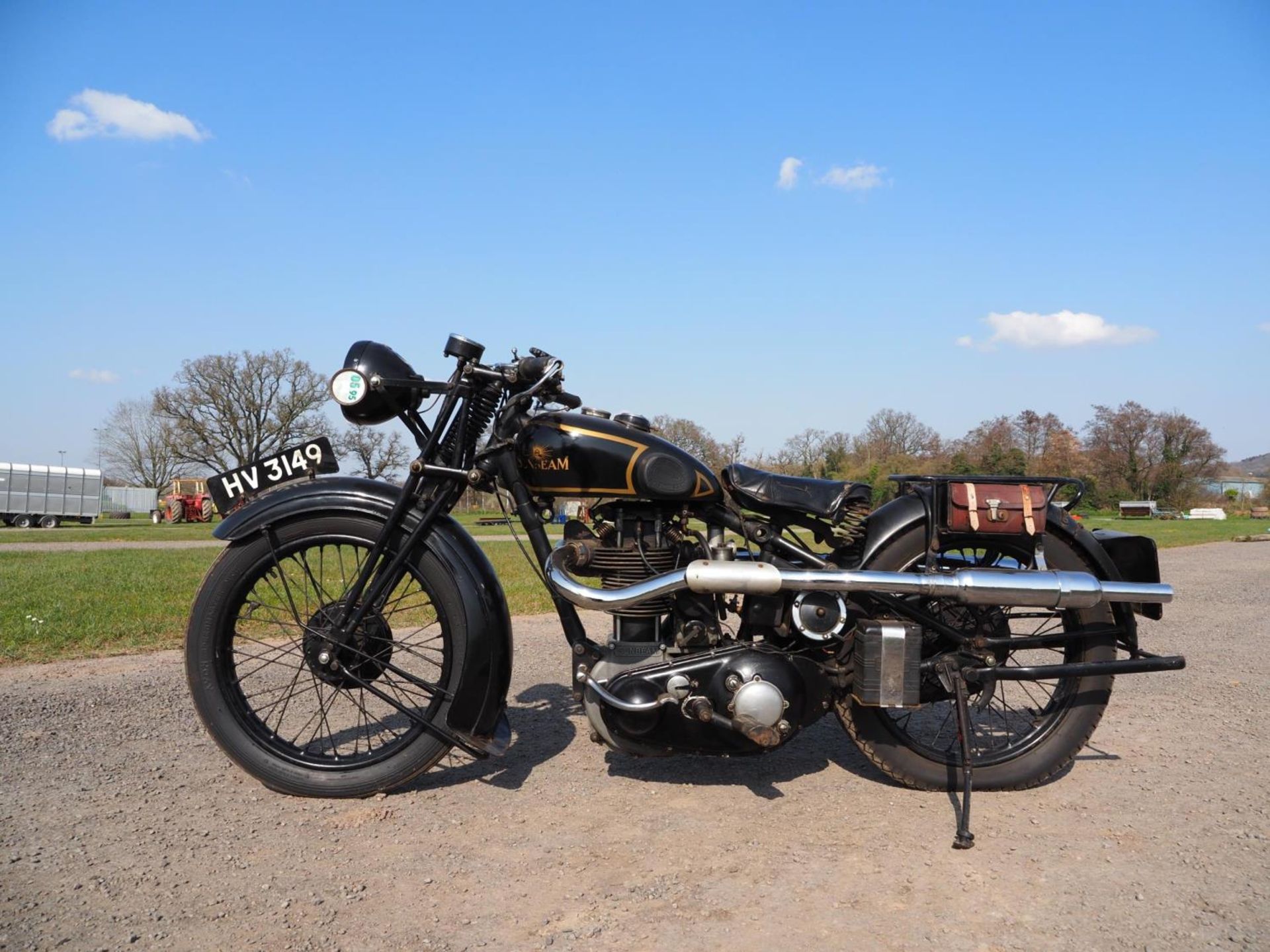 Sunbeam Model 9A motorcycle. 1933. This bike is being sold from a deceased estate. Frame no. - Image 14 of 15
