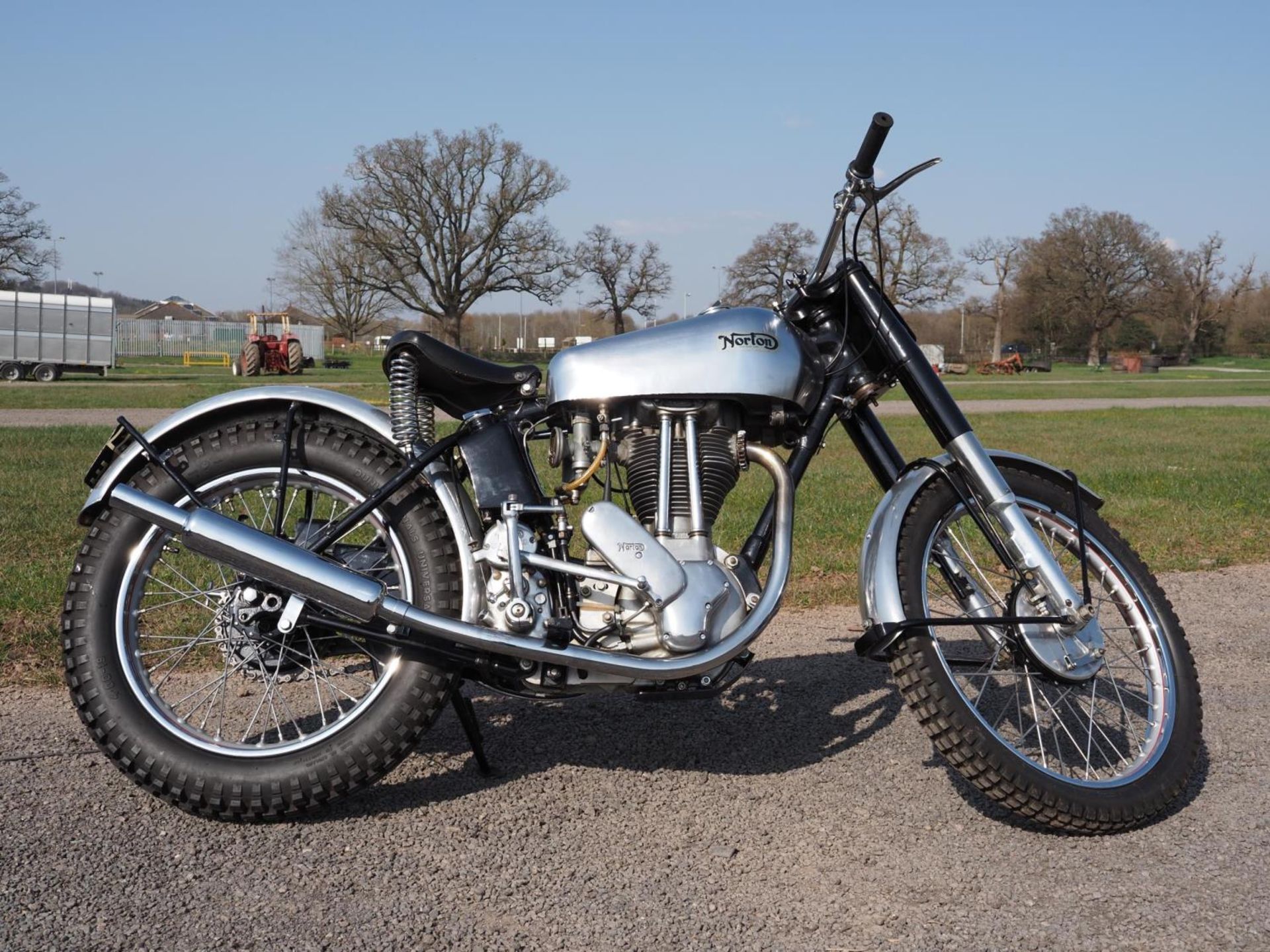 Norton 500T Tele Rigid trials motorcycle. 1950. 490cc. Frame no. 30023 This bike featured in classic - Image 11 of 20