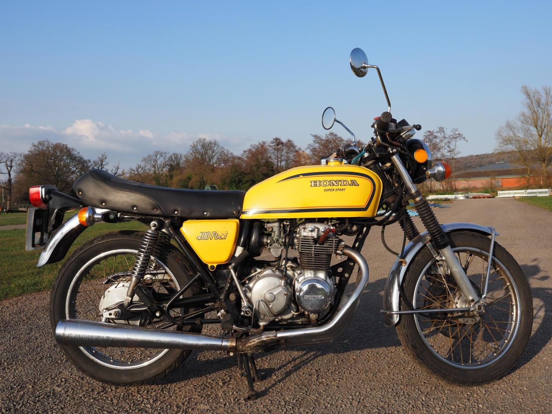 Honda 400 Four Super 4 motorcycle. 1978. Frame no. CB400FZ-1078477. Out of a private collection.