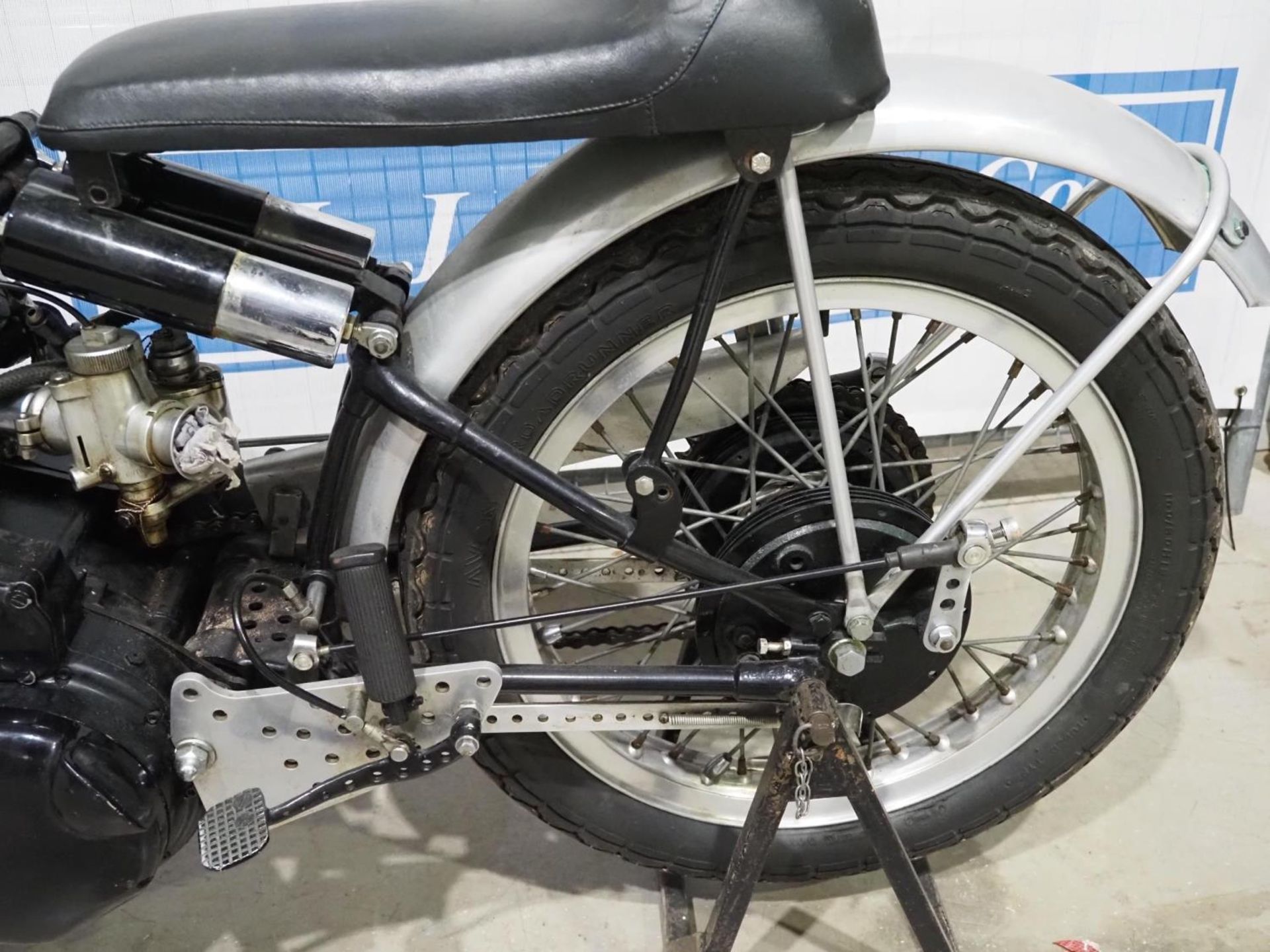 Vincent Rapid motorcycle project. Believed 1950. This is an unfinished project being sold from a - Image 13 of 15