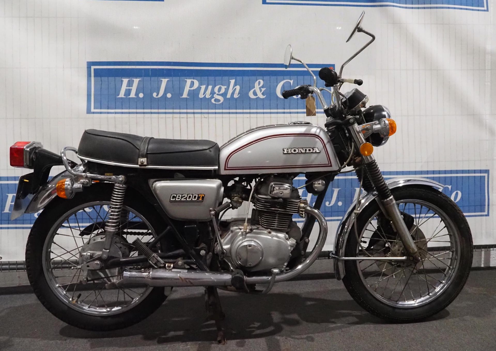 Honda CB200 motorcycle. 198cc. 1975. Frame No. CB2002026288. Engine No. CB200E-2026365. Reg. XHJ - Image 6 of 6