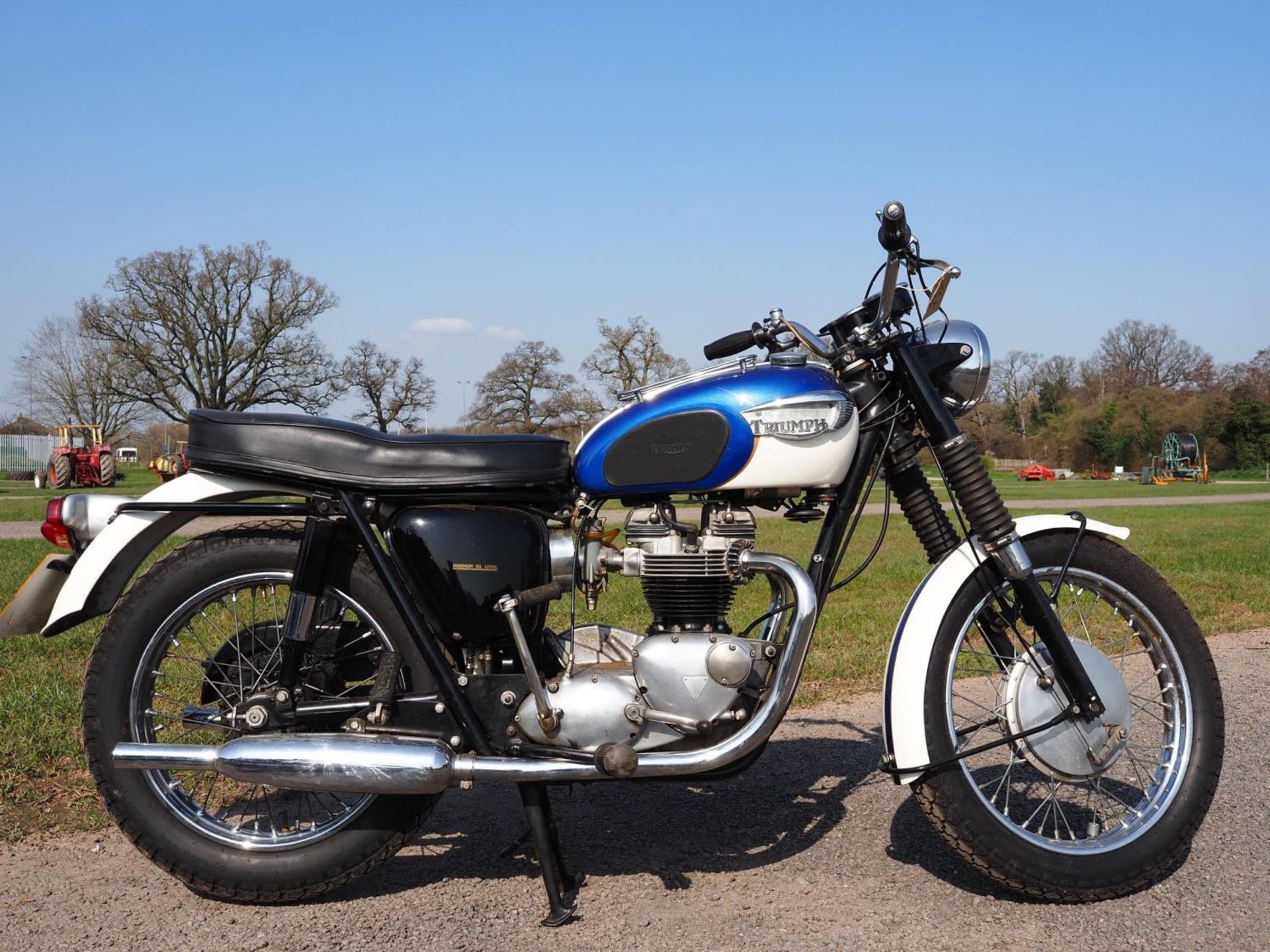 Triumph TR6 Trophy motorcycle. 1966. Matching engine and frame no. TR6RDU40711. Originally