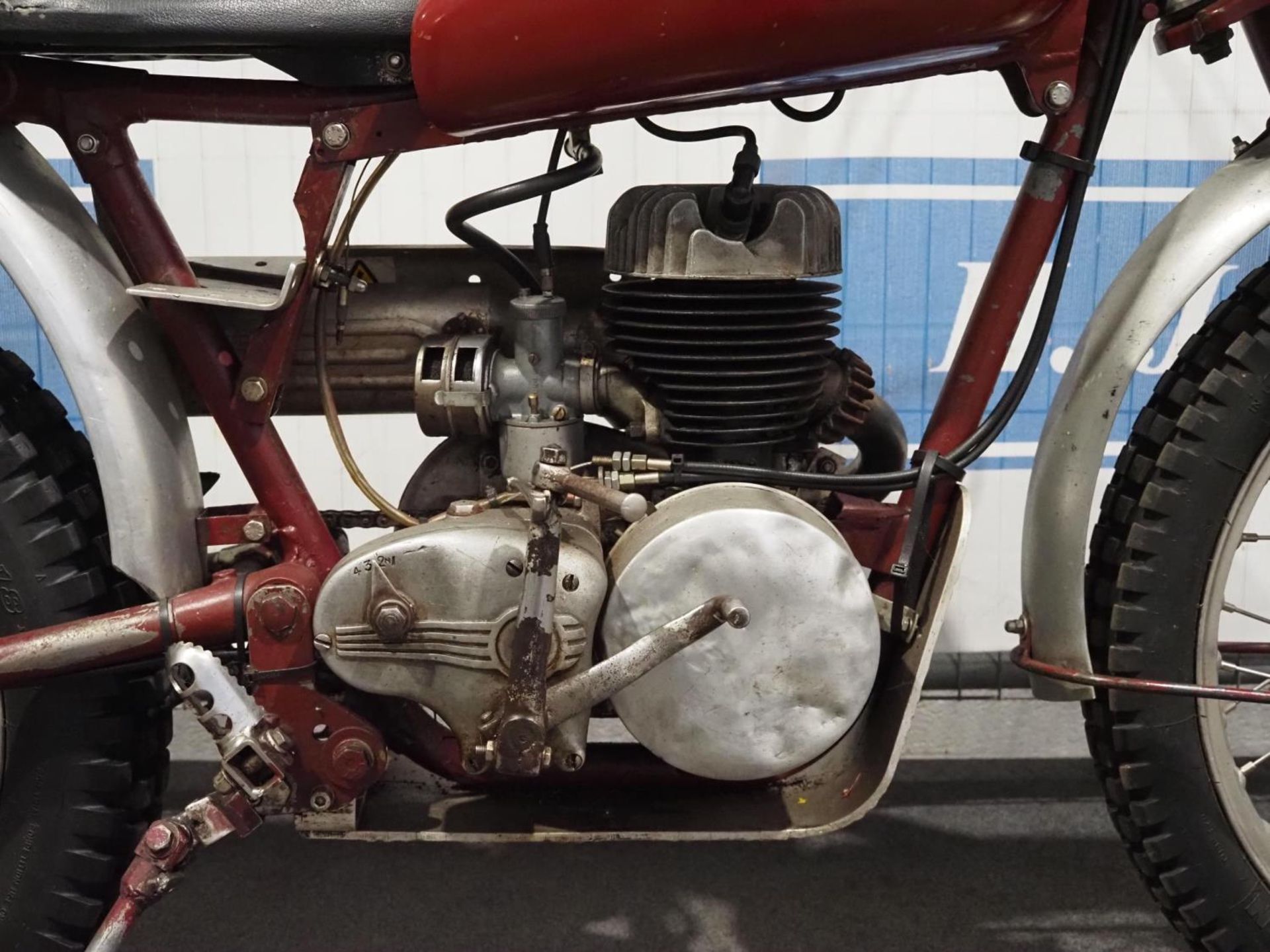 James Commando trials motorcycle. 197cc. 1956. Engine turns over. Reg. RSY 345. V5 - Image 4 of 5