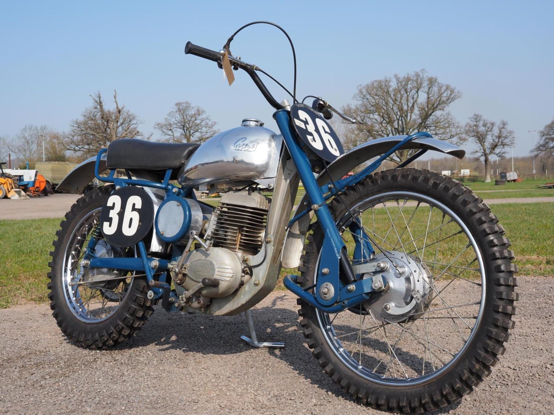 Greeves motorcycle. 1962. Model 24MDS/Motocross. Frame no. 24MDS596. Dispatched to Rickman Bros, - Image 2 of 8