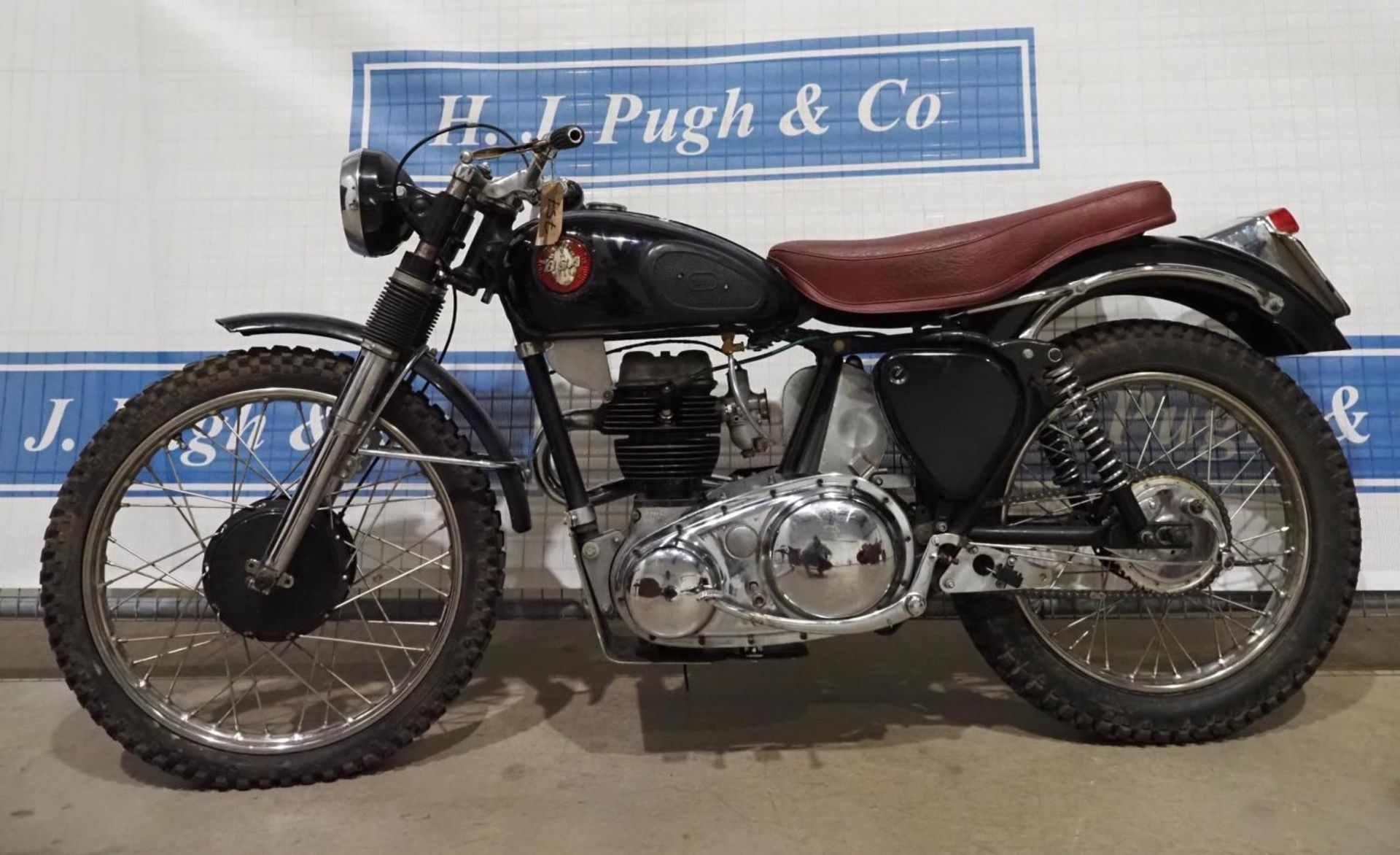 BSA C12 motorcycle. 1956. Fully rebuilt including wheels, needs battery, oils and fuel. No V5 but - Image 3 of 5