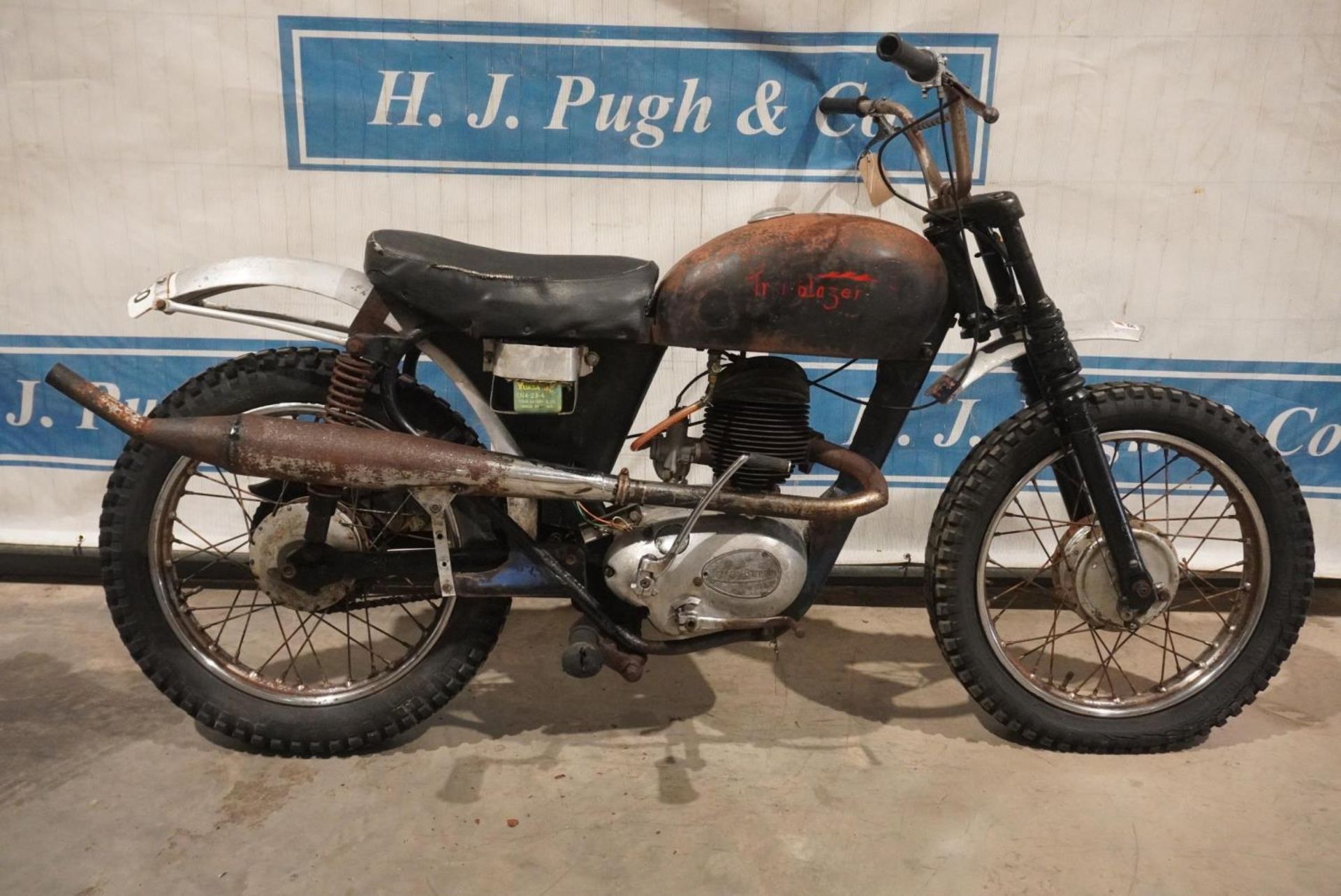 Francis Barnett Cruiser 80 motorcycle. Fitted with a 199cc AMC engine. From private collection. Good