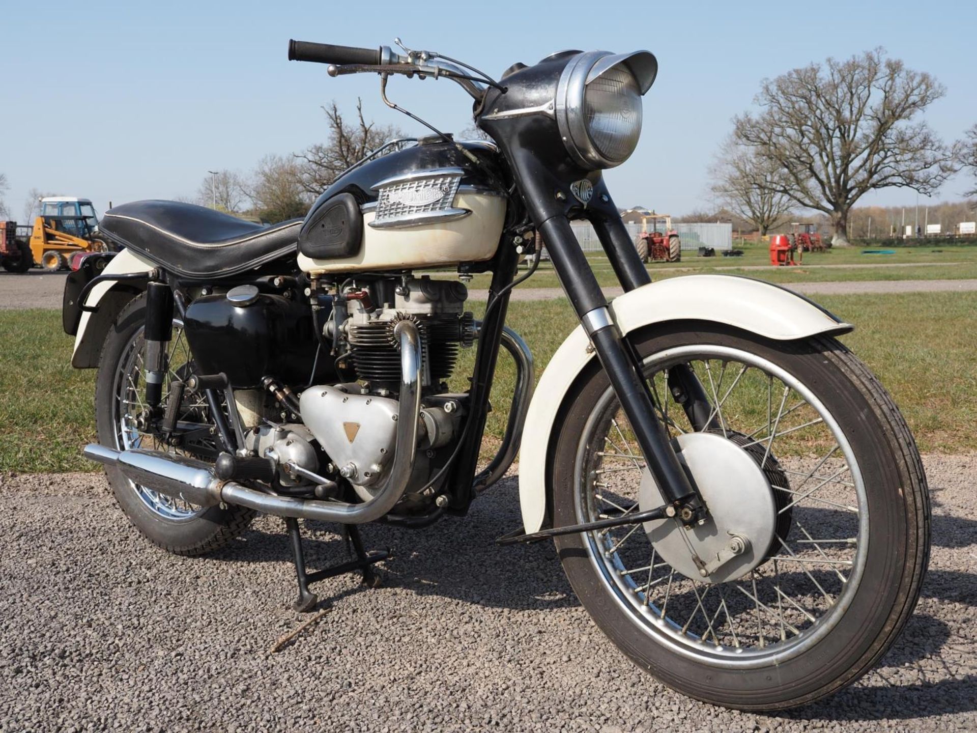 Triumph Tiger 110 motorcycle. 1958. Reg. UYT 950. Frame no. 015200. Engine no. 015200. This bike has - Image 2 of 8