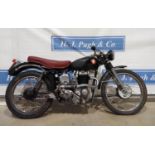 BSA C12 motorcycle. 1956. Fully rebuilt including wheels, needs battery, oils and fuel. No V5 but