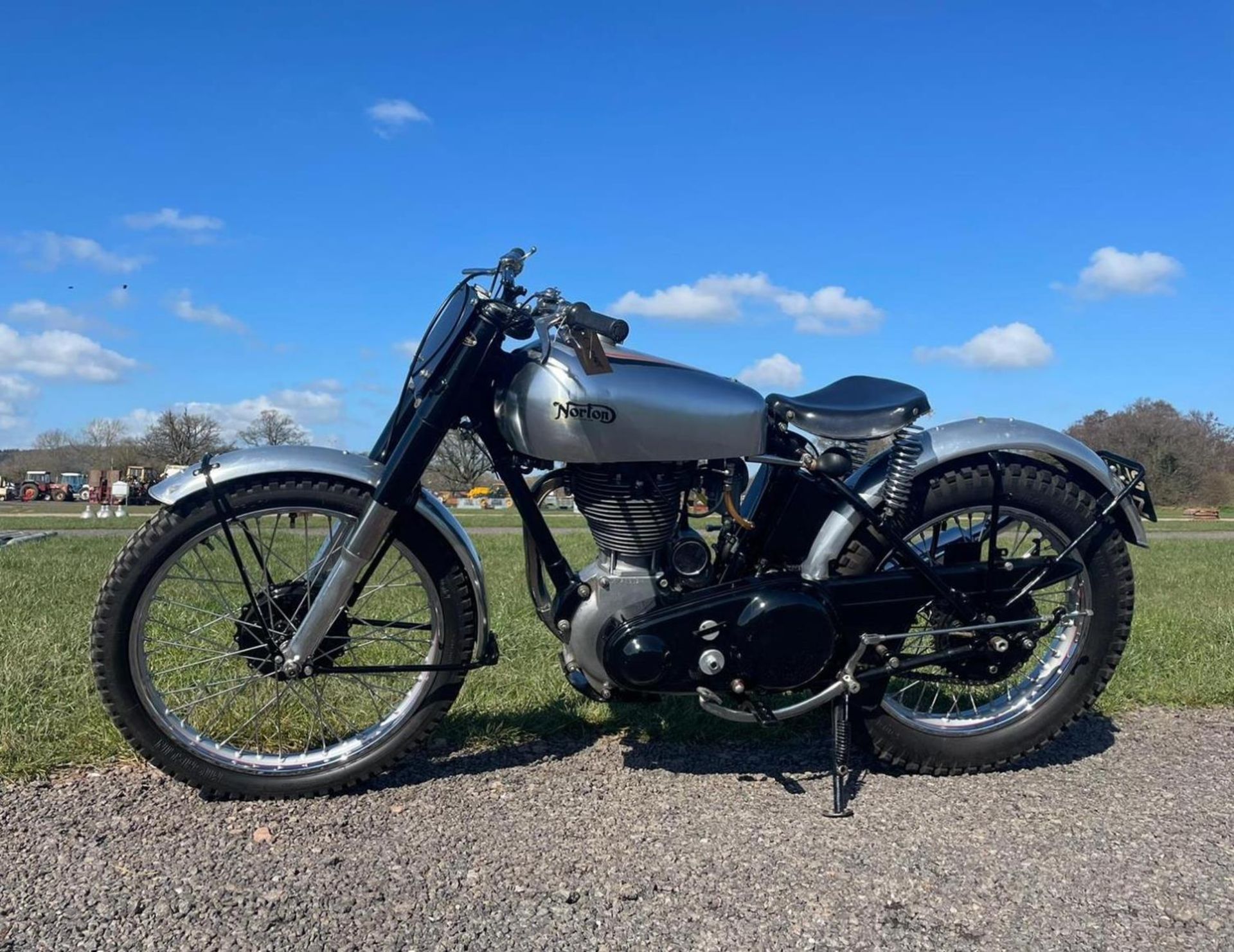 Norton 500T Tele Rigid trials motorcycle. 1950. 490cc. Frame no. 30023 This bike featured in classic - Image 3 of 20