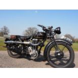 Sunbeam Model 9A motorcycle. 1933. This bike is being sold from a deceased estate. Frame no.