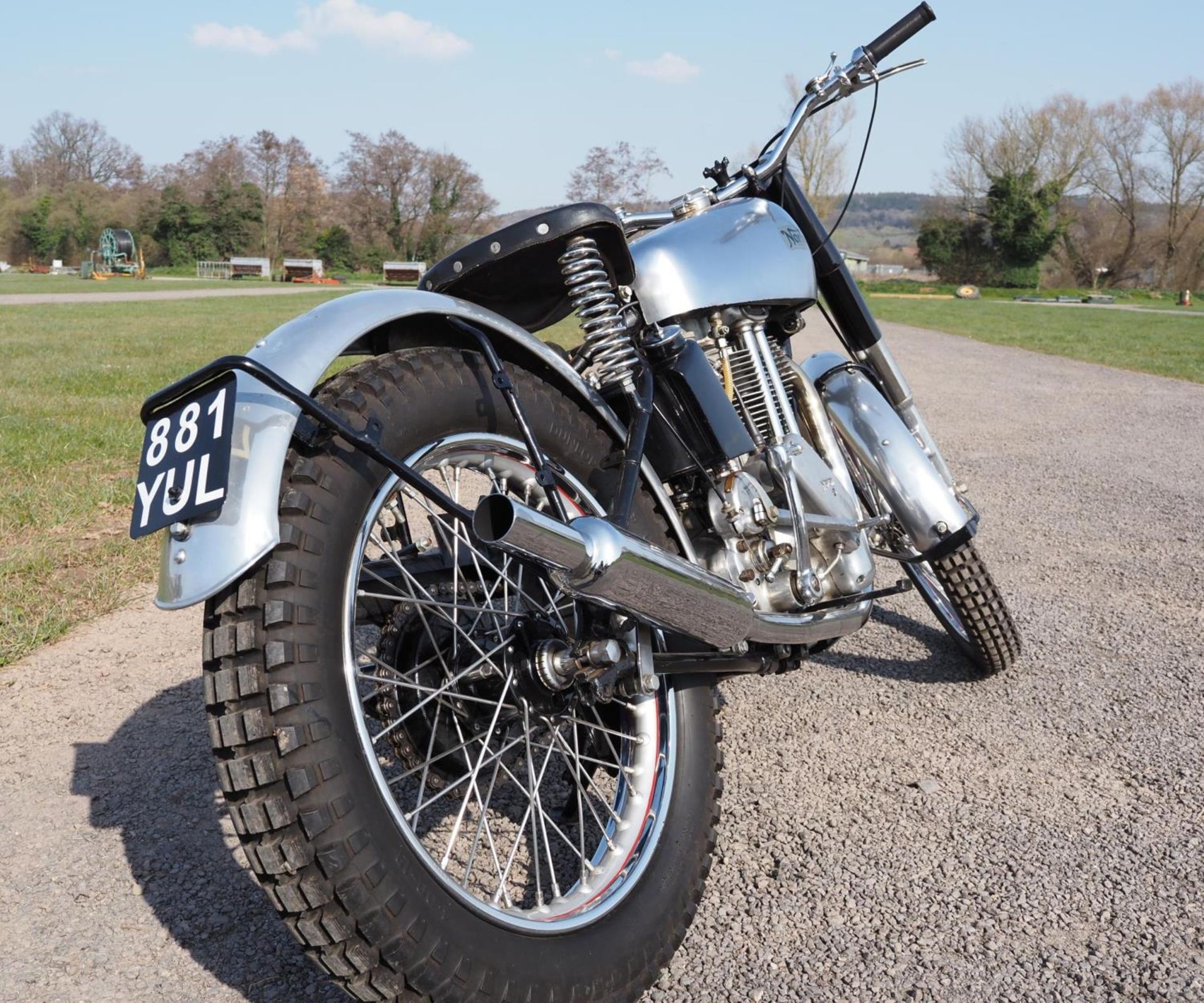 Norton 500T Tele Rigid trials motorcycle. 1950. 490cc. Frame no. 30023 This bike featured in classic - Image 15 of 20