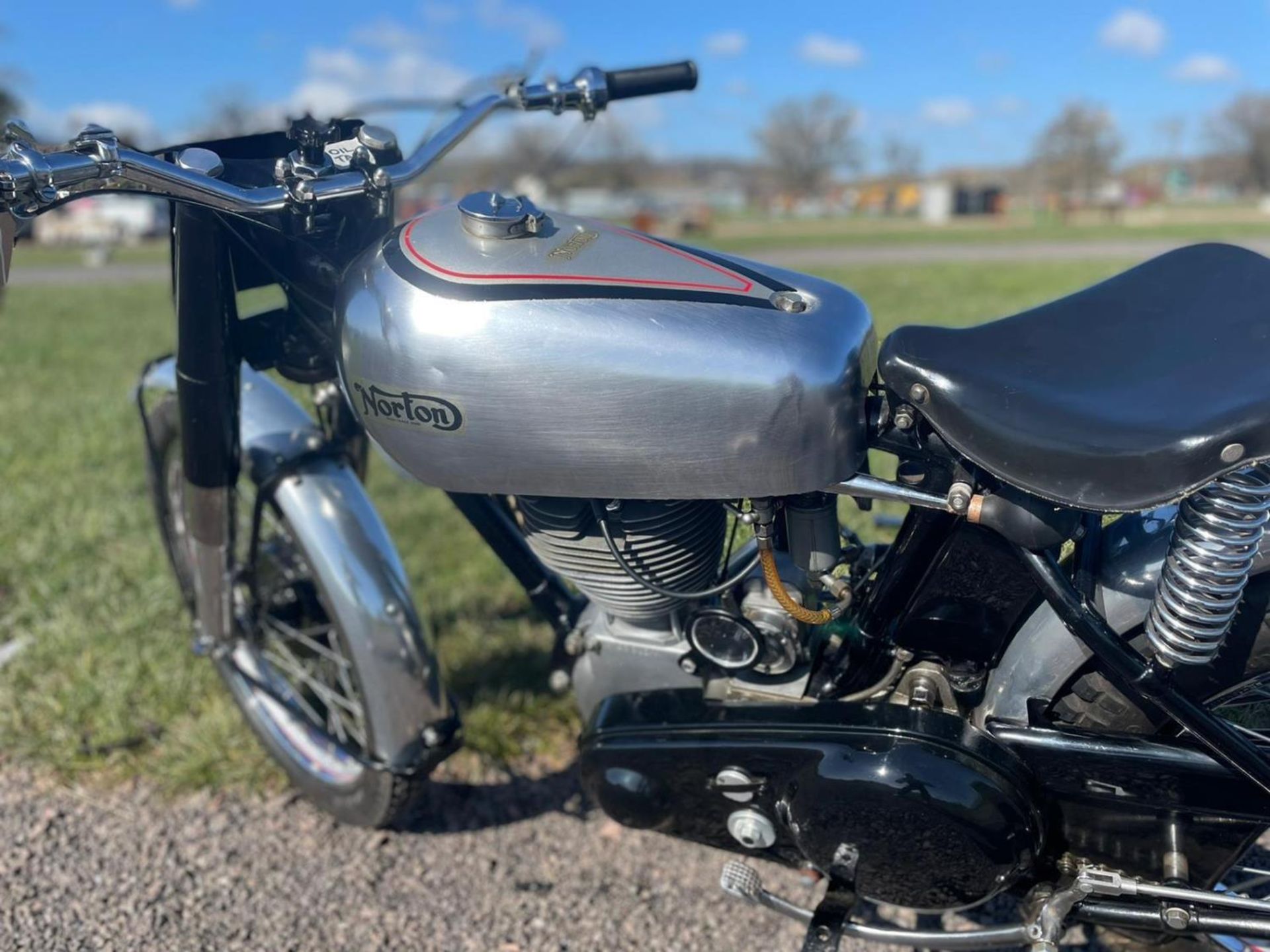 Norton 500T Tele Rigid trials motorcycle. 1950. 490cc. Frame no. 30023 This bike featured in classic - Image 7 of 20