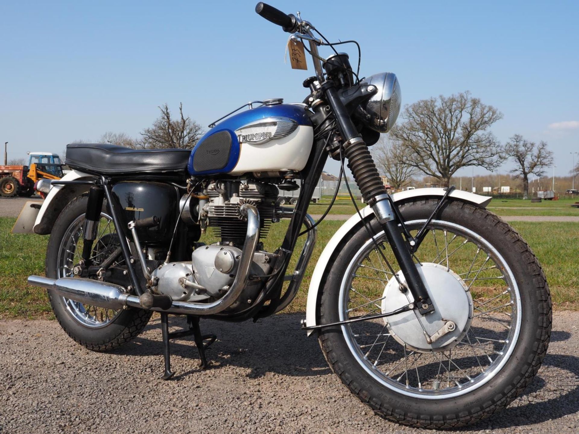 Triumph TR6 Trophy motorcycle. 1966. Matching engine and frame no. TR6RDU40711. Originally - Image 2 of 8