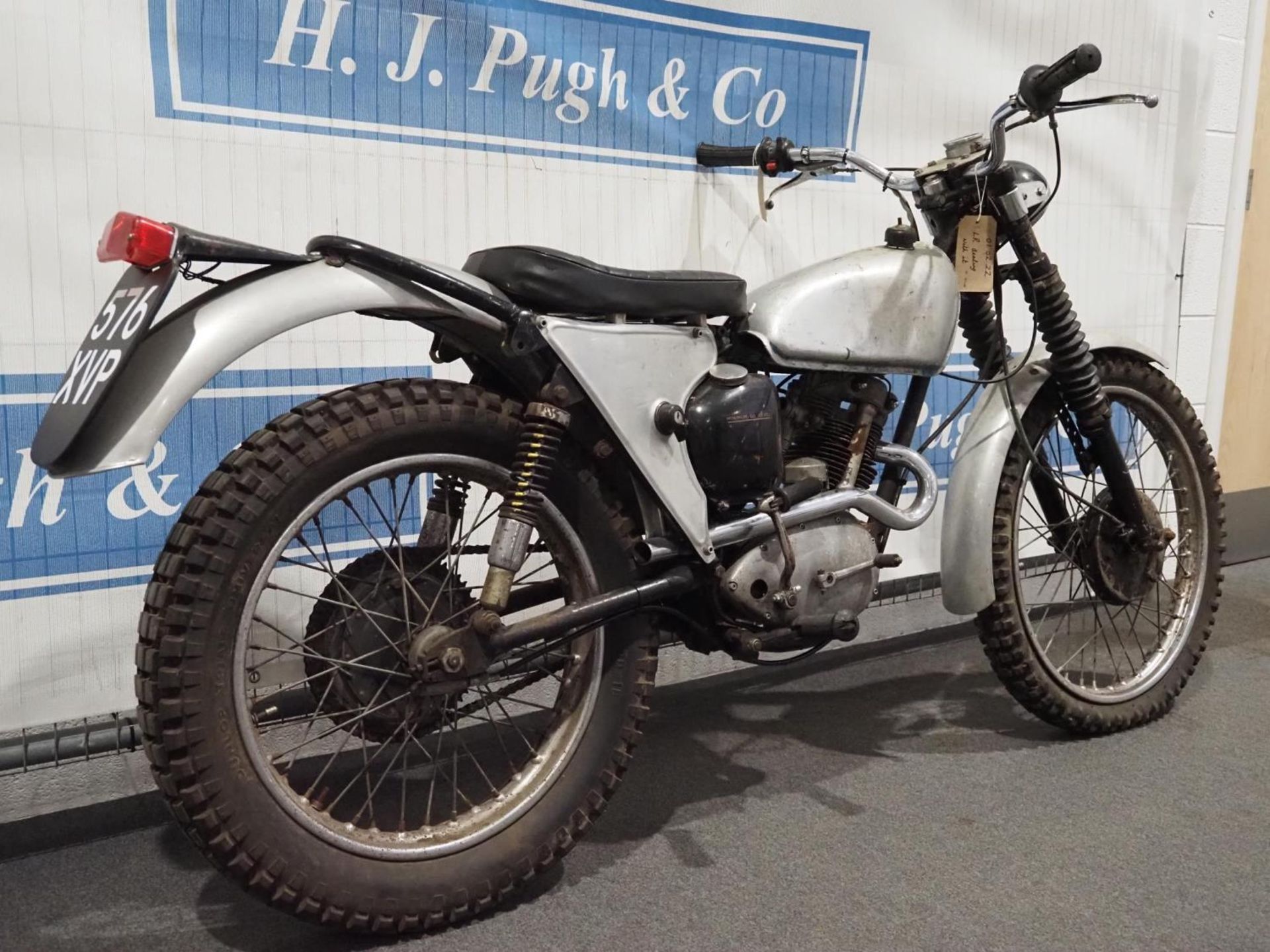 Triumph Tiger Cub trials motorcycle. 200cc. 1962. Engine turns over. Reg. 576 XVP. V5 - Image 3 of 5