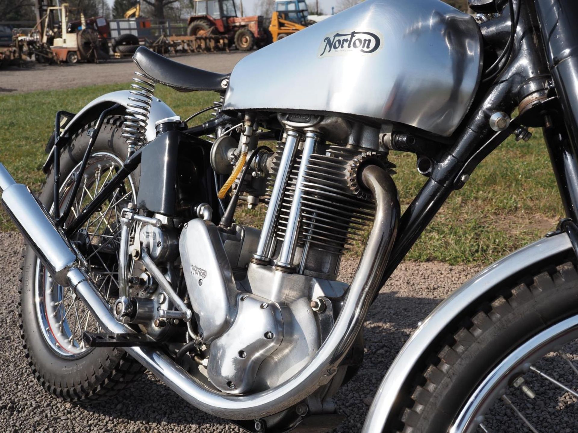 Norton 500T Tele Rigid trials motorcycle. 1950. 490cc. Frame no. 30023 This bike featured in classic - Image 13 of 20