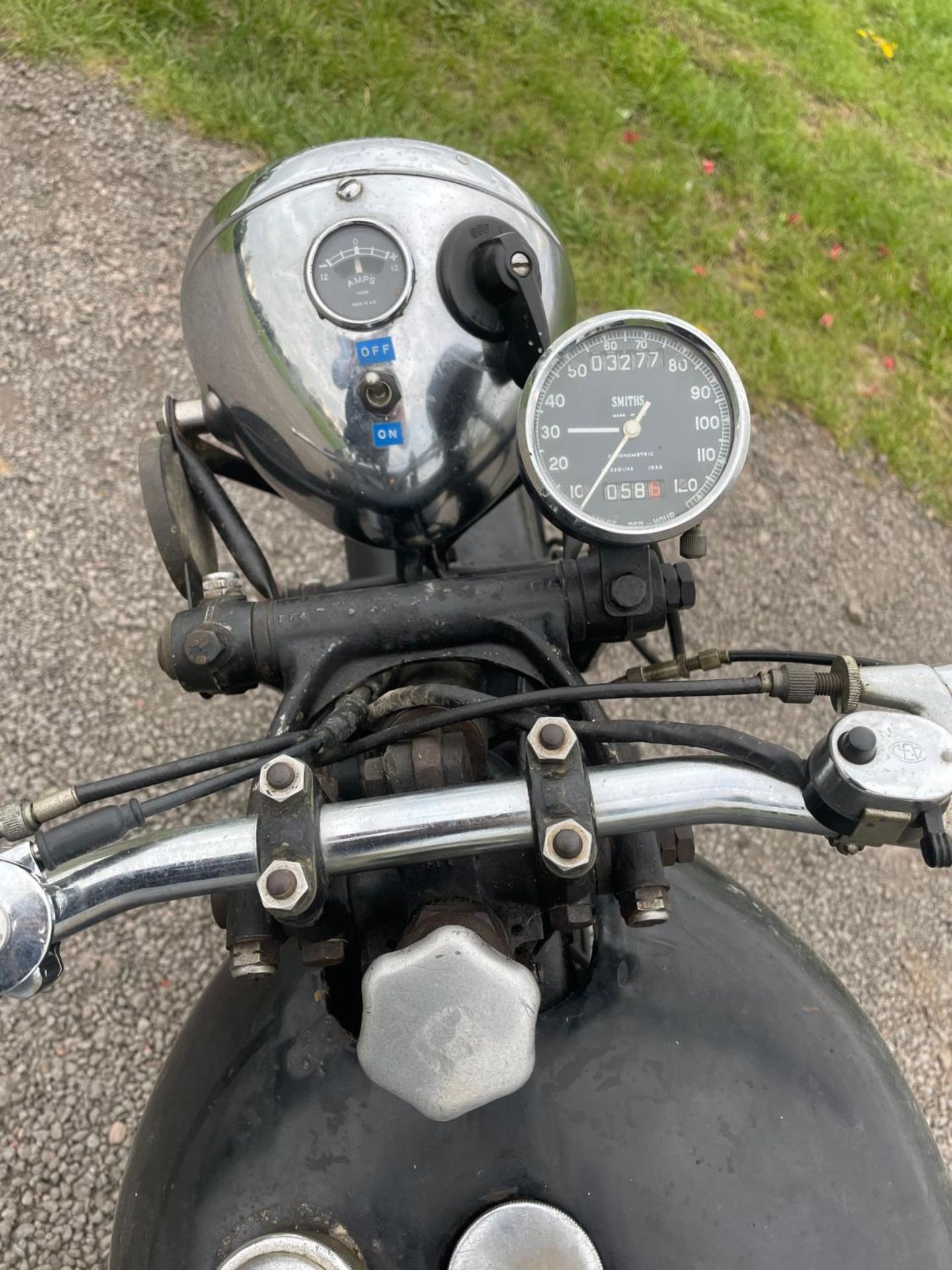 Vincent Comet motorcycle. 1950. Previous owner has owned this bike for 33 years, running before - Image 5 of 12