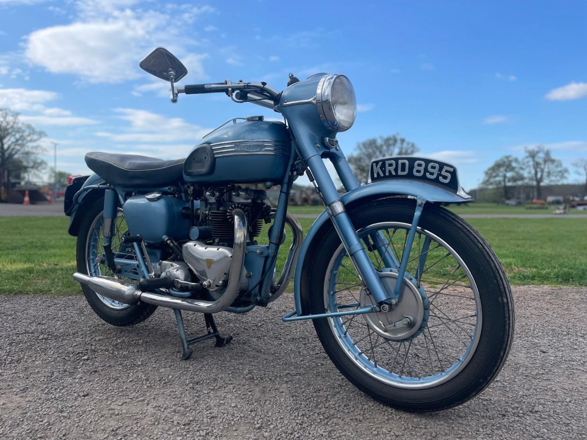 Triumph Thunderbird motorcycle. 650cc. 1955. Runs & rides. Matching engine and frame numbers. - Image 2 of 8