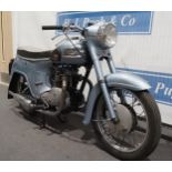 Triumph Twenty One motorcycle. 500cc conversion. 1958. Frame No. H5311. Engine No. H6803. Reg. 935