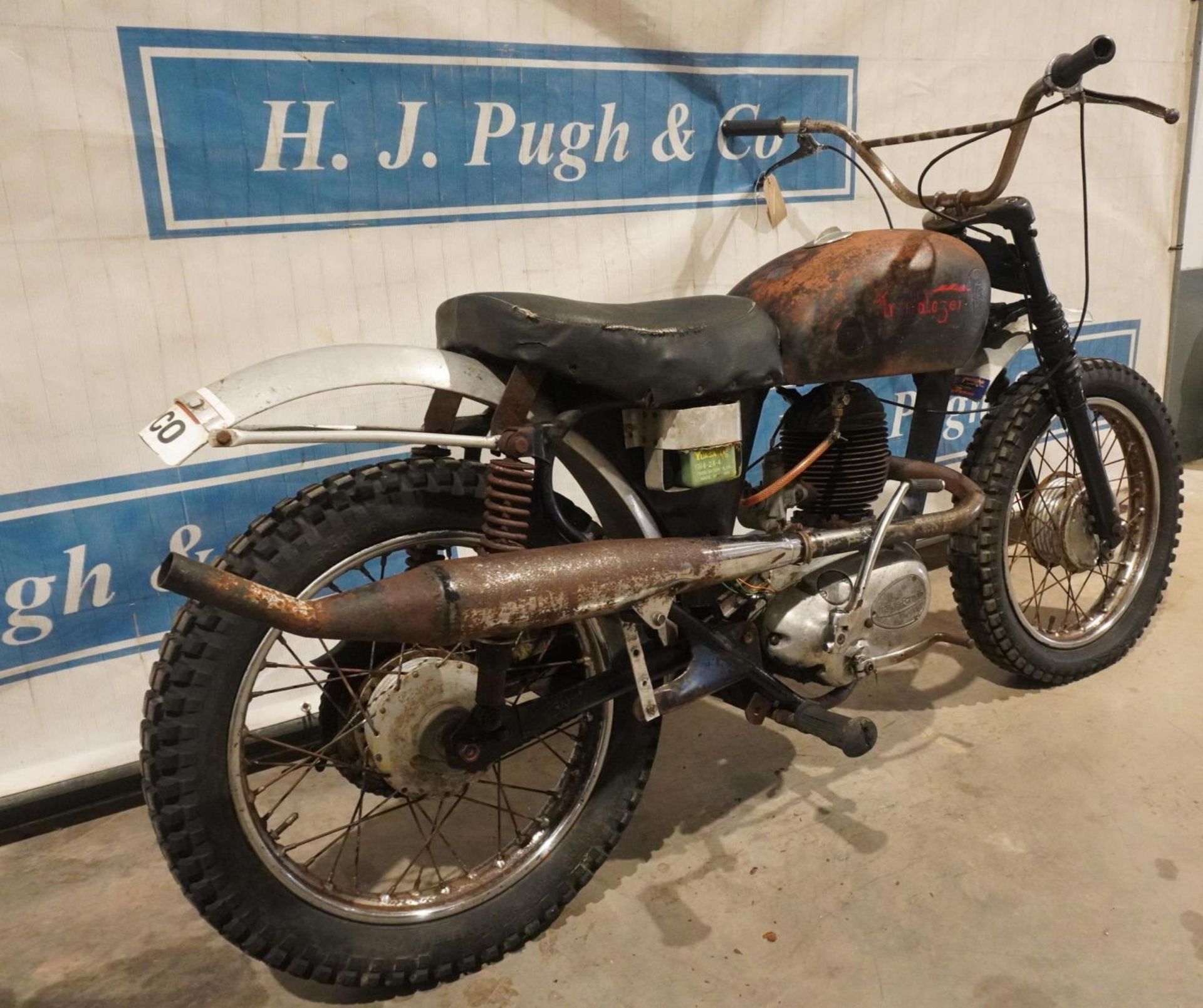 Francis Barnett Cruiser 80 motorcycle. Fitted with a 199cc AMC engine. From private collection. Good - Image 3 of 5