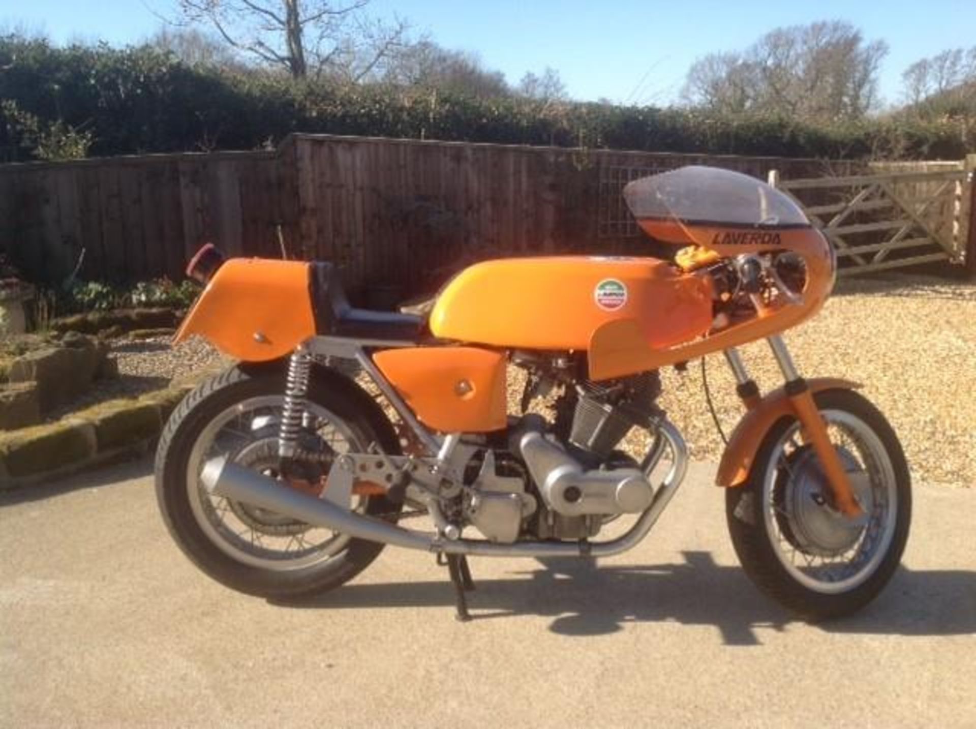 Laverda 750 FSC replica motorcycle. 1972. Matching numbers. Runs and rides, last ridden in 2012.