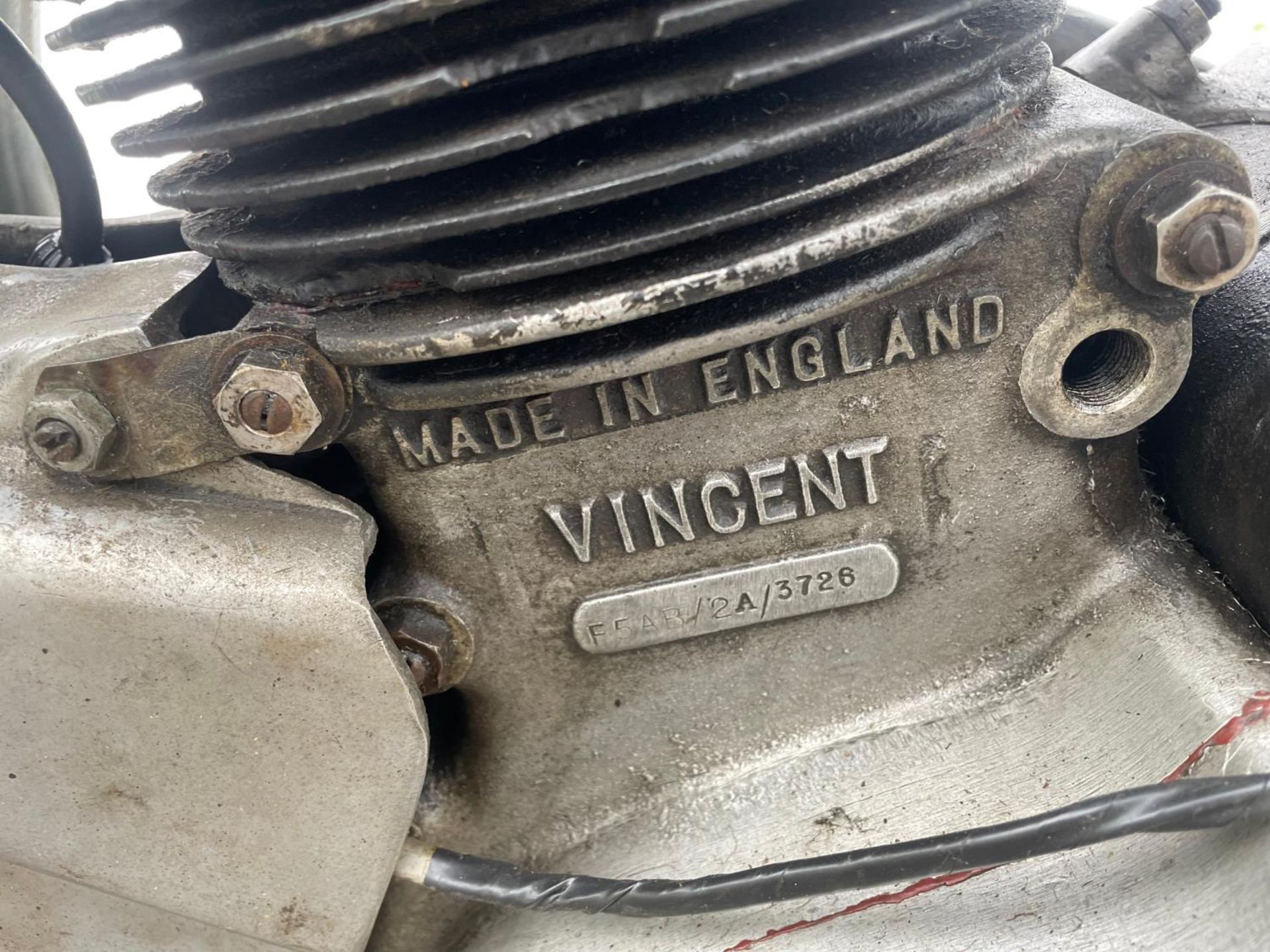 Vincent Comet motorcycle. 1950. Previous owner has owned this bike for 33 years, running before - Image 12 of 12