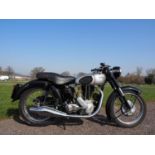 Norton ES2 motorcycle. 1954. 500cc. Matching engine and frame numbers. Very tidy machine. Reg. PGF