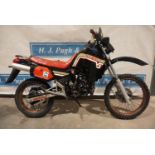 Malaguti Yamaha YLC 125 Powervalve enduro motorcycle. Engine turns over. NOVA