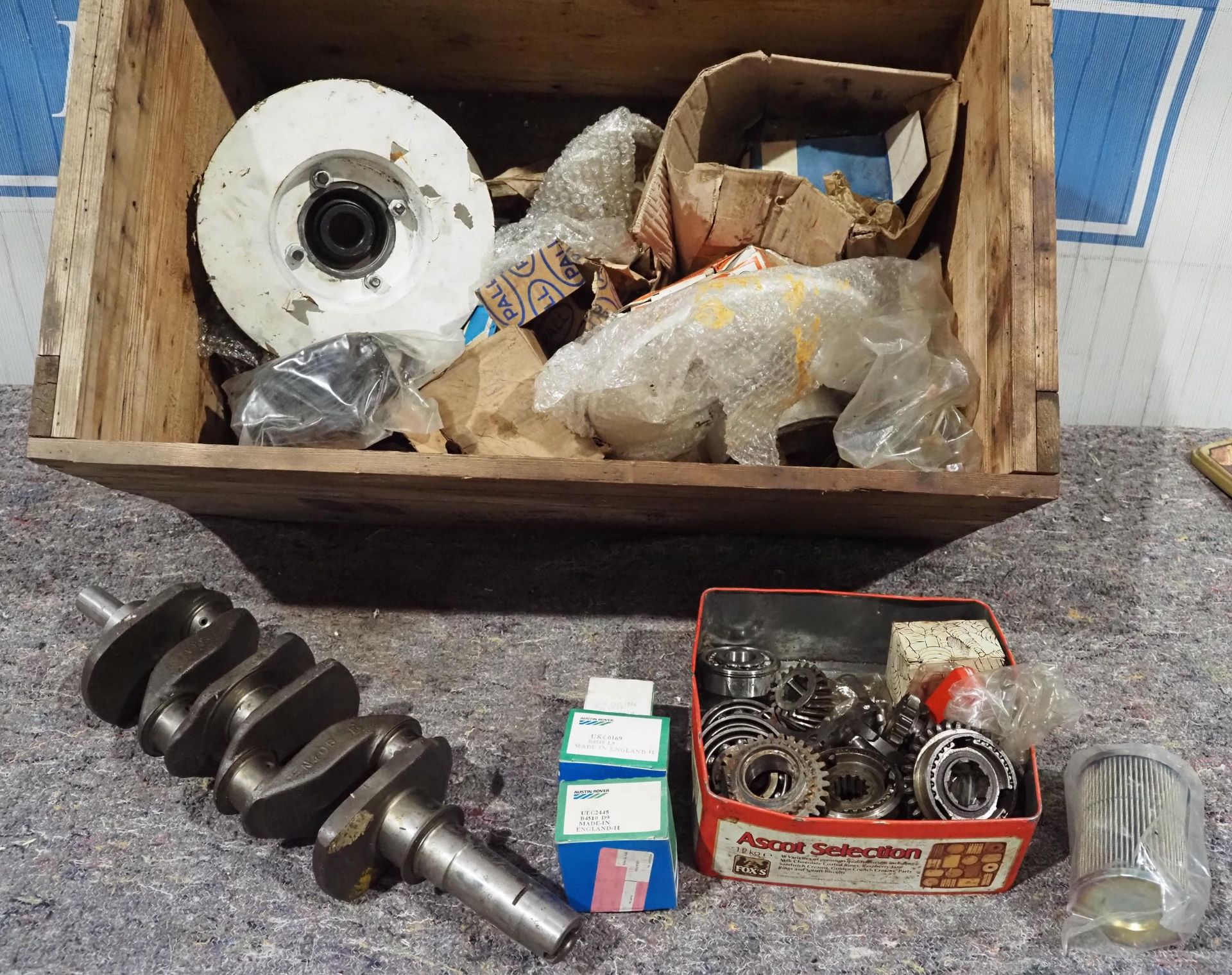 EN40B Mini crankshaft and assorted other Mini parts