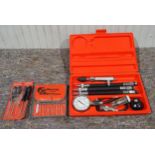 Snap-on compression gauge set and 2 Snap-on toolkits