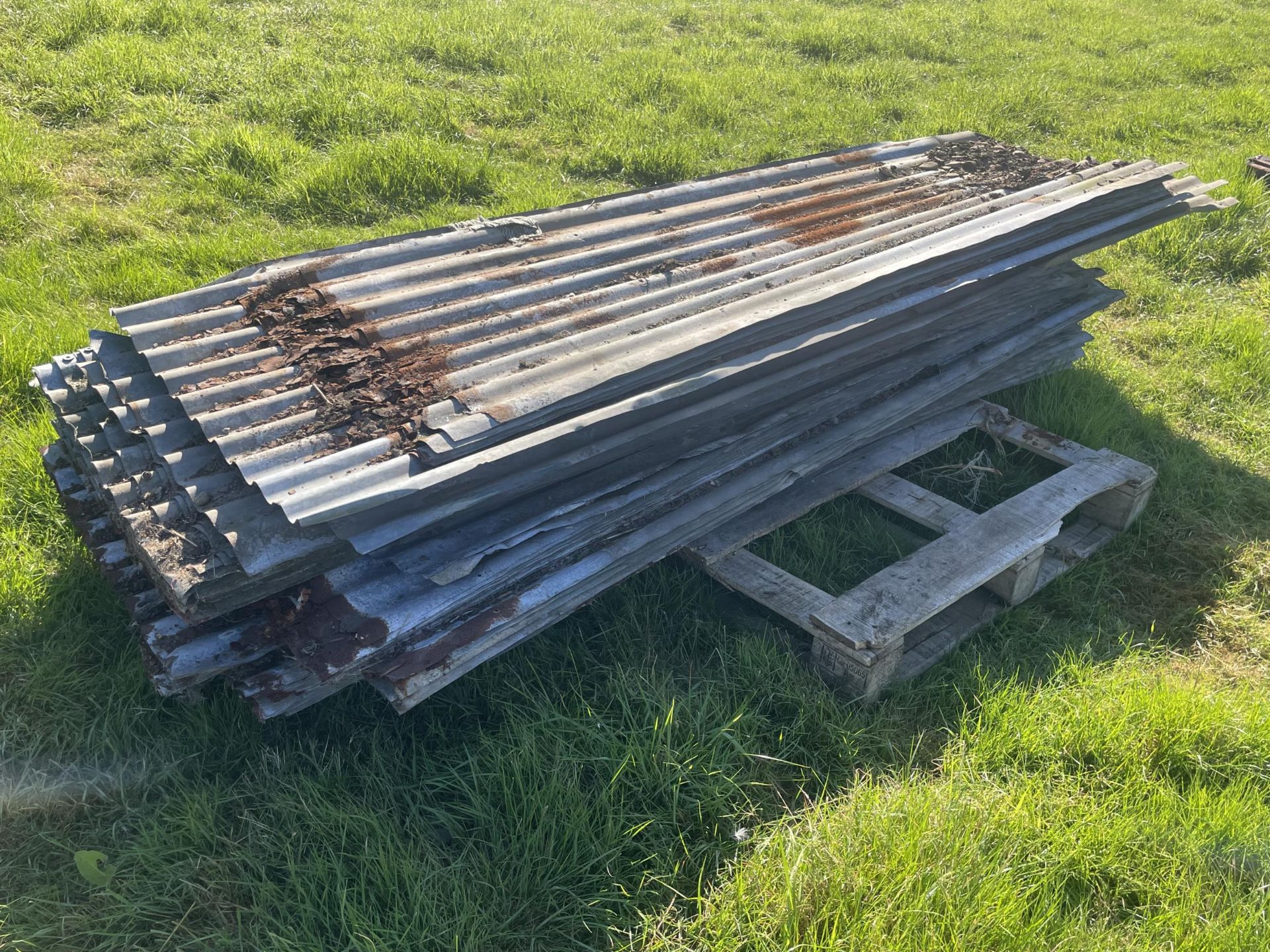 Corrugated iron sheets